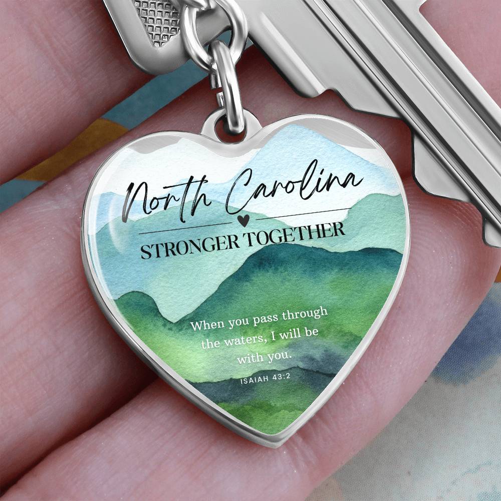 Pass Through Waters Keychain - Support NC (100% Donation)