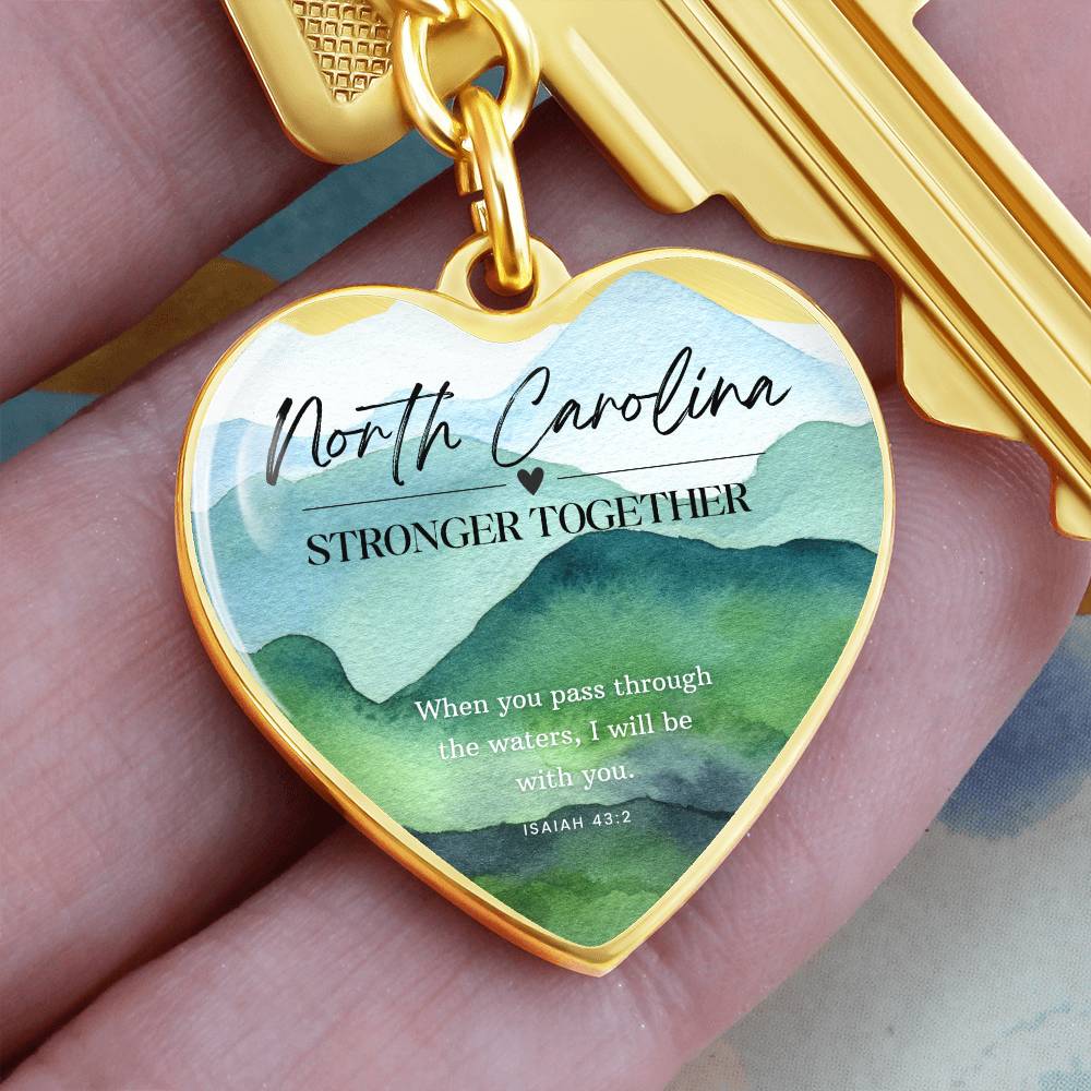 Pass Through Waters Keychain - Support NC (100% Donation)