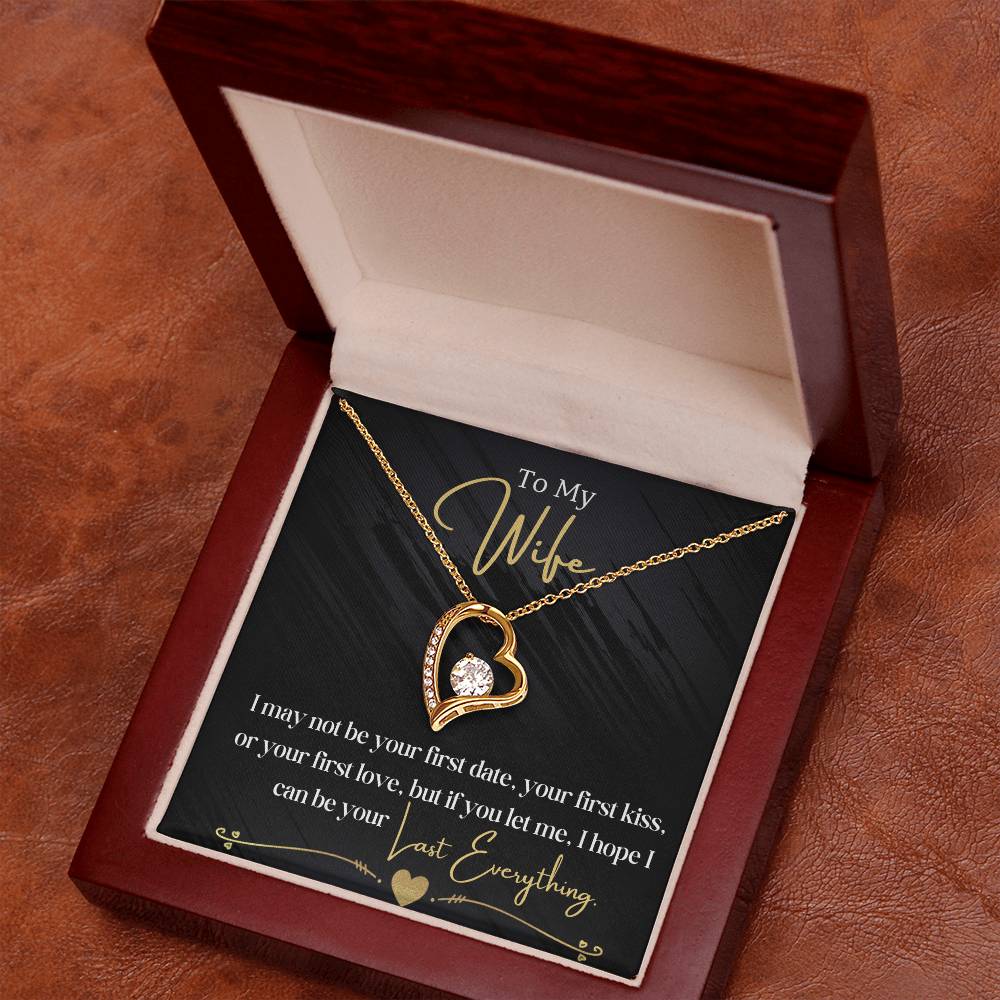 To My Wife - Last Everything - Forever Love Necklace