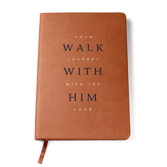 Walk With The Lord - Leather Journal