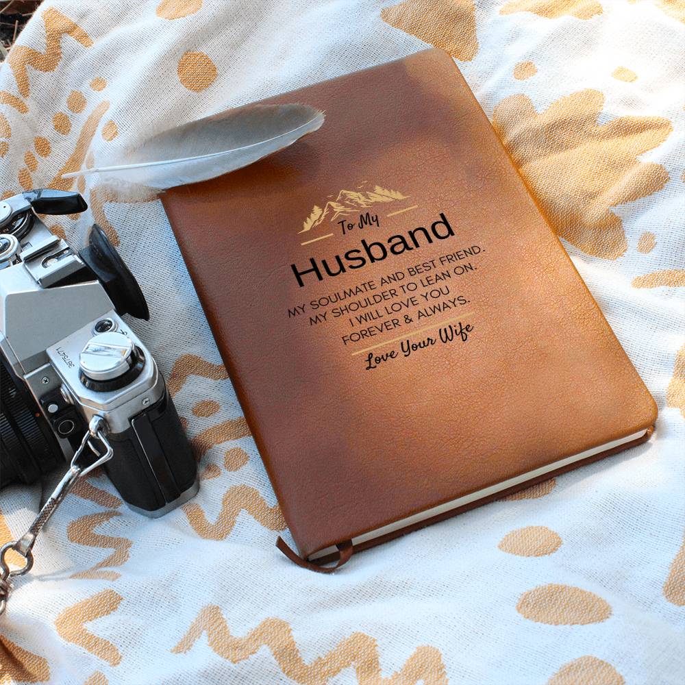 To My Husband - Leather Journal