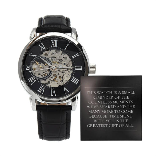 Time with You is the Greatest Gift of All - Openwork Watch