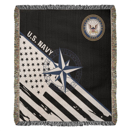 U.S. NAVY - Heirloom Woven Blanket