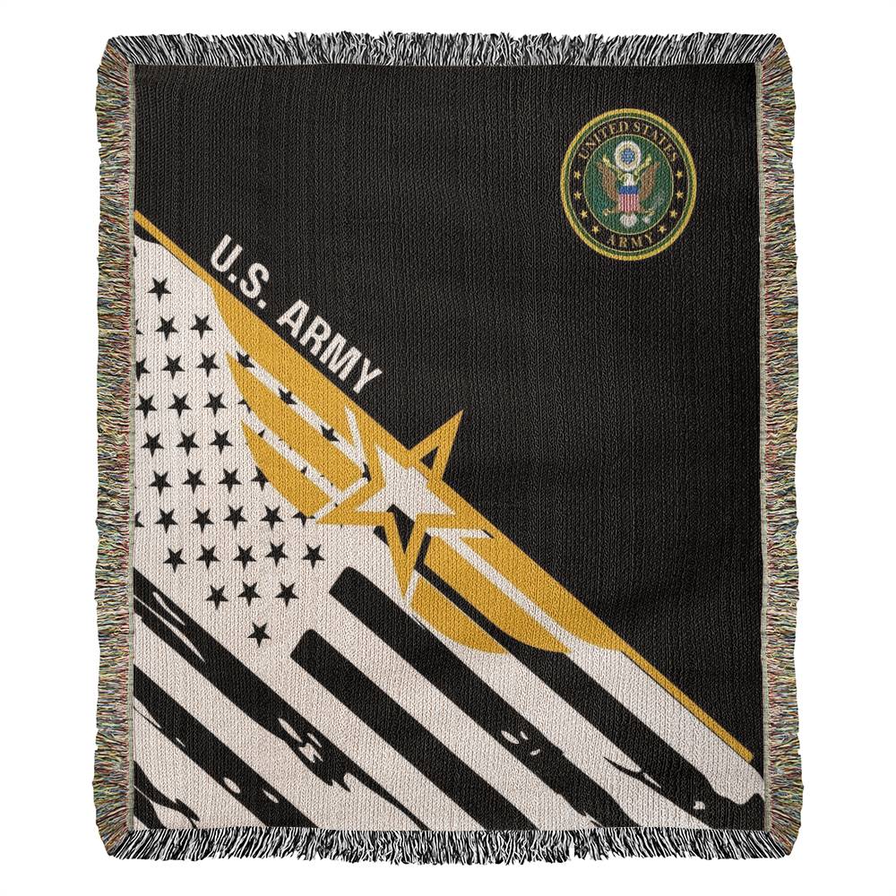 U.S. ARMY- Heirloom Woven Blanket