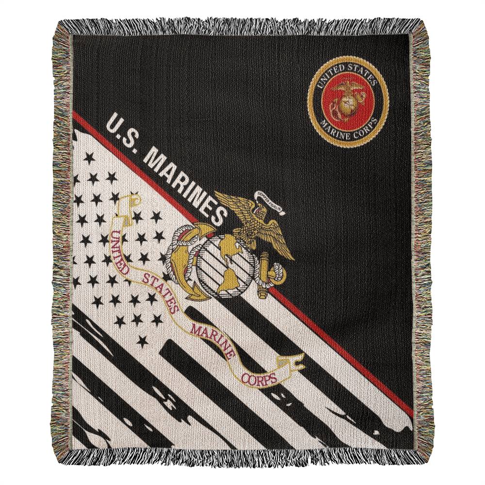 U.S. MARINES ( Semper Fi) - Heirloom Woven Blanket