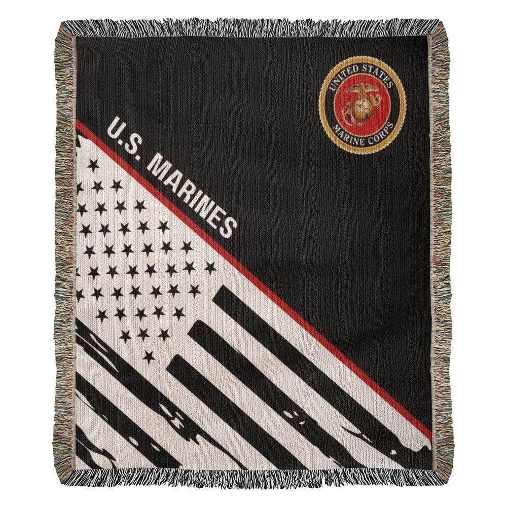 U.S. MARINES - Heirloom Woven Blanket