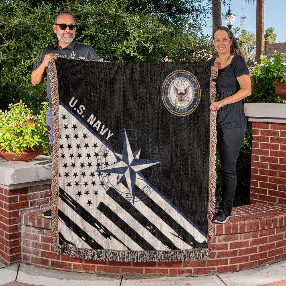 U.S. NAVY - Heirloom Woven Blanket