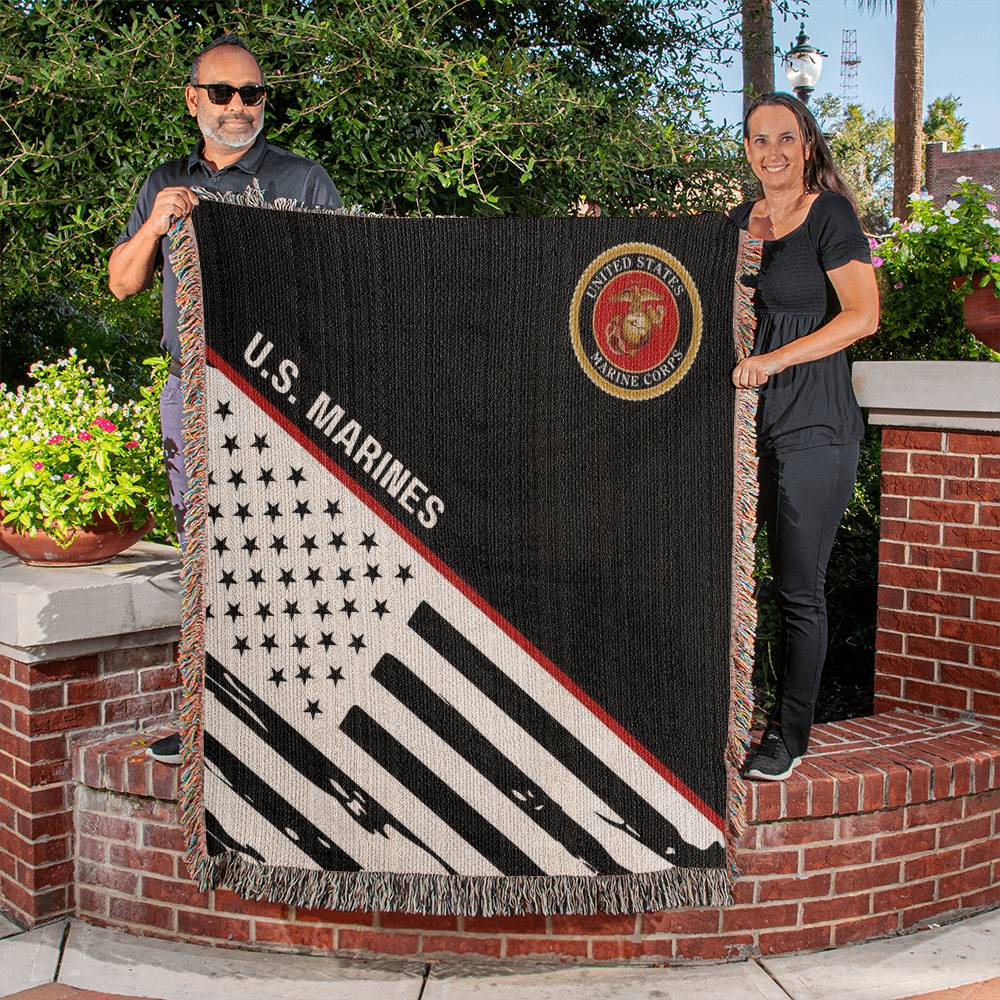 U.S. MARINES - Heirloom Woven Blanket