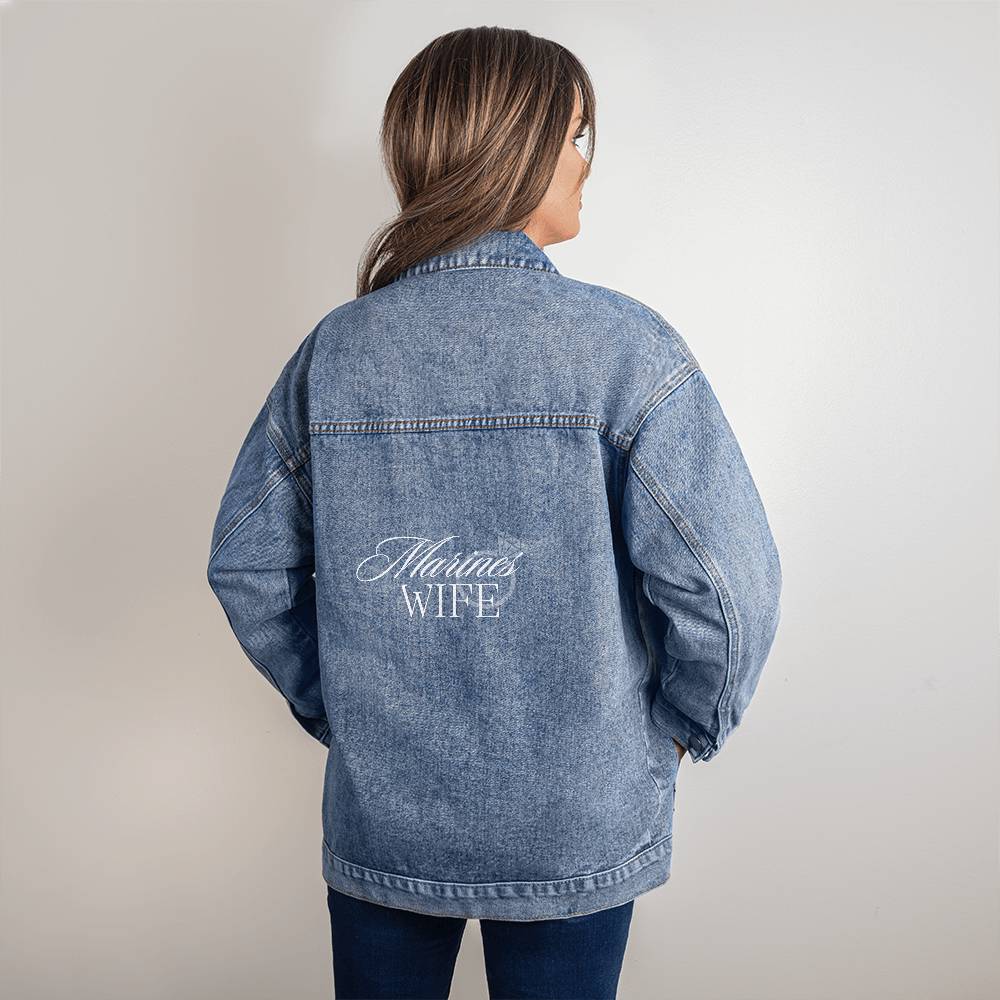 Marines Wife - Denim Jacket