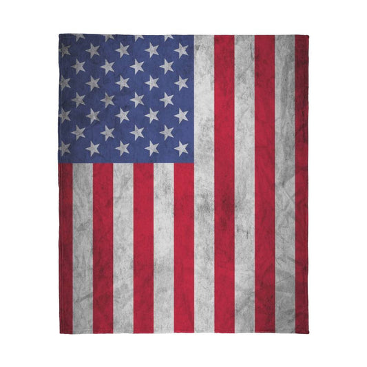 American Flag - Jersey Fleece Blanket