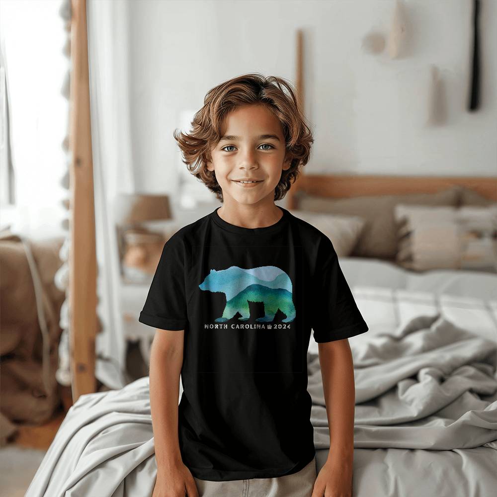 Blue Bear -Kids Shirt- Support NC (100% Donation)