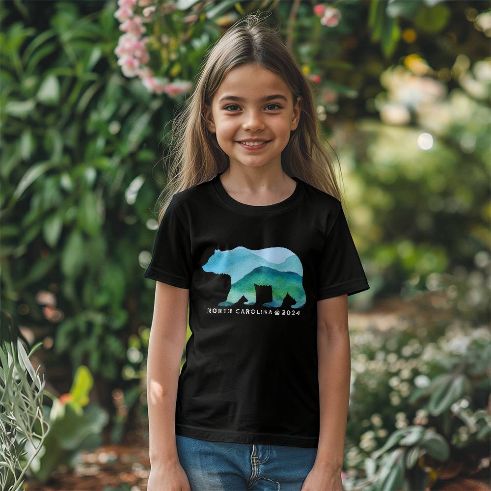 Blue Bear -Kids Shirt- Support NC (100% Donation)