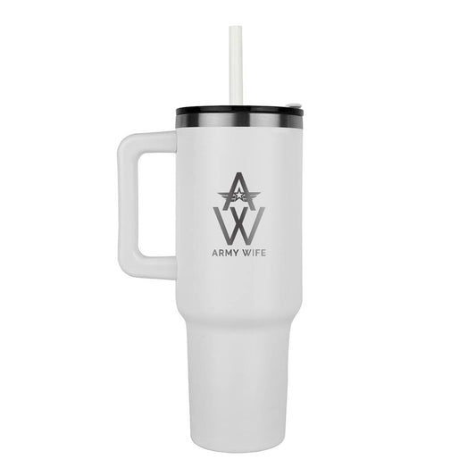 Army Wife Monogrammed Tumbler