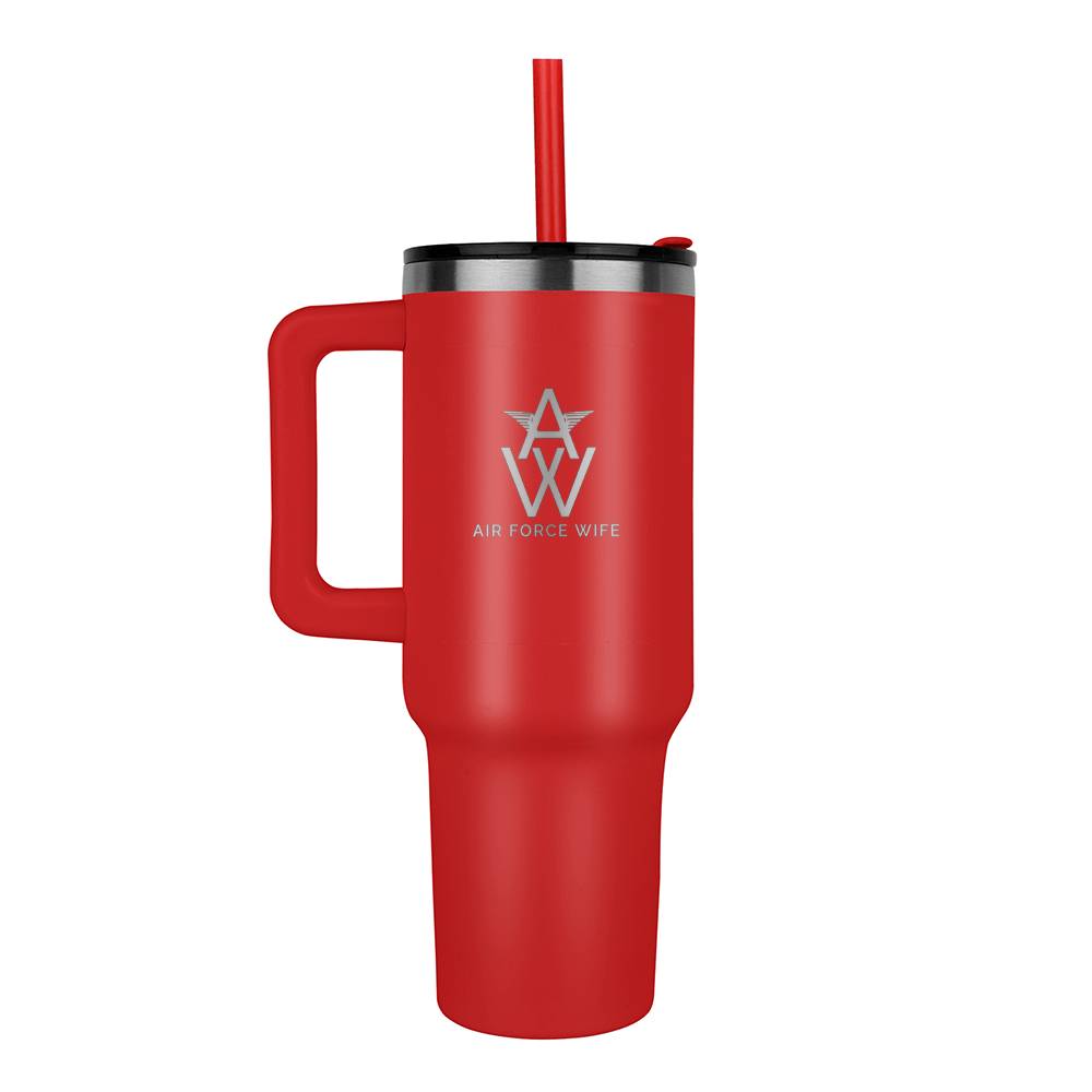 Air Force Wife Monogram Tumbler