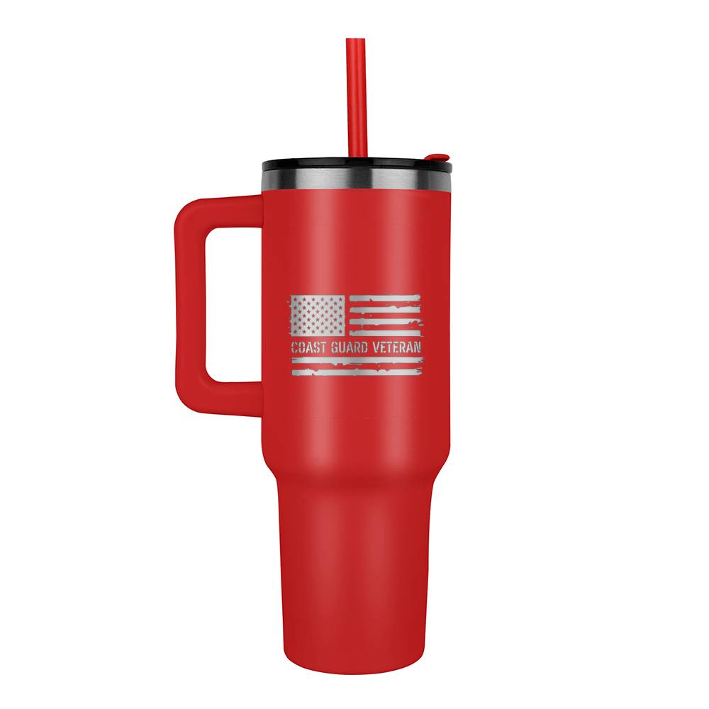 Coast Guard Veteran Tumbler