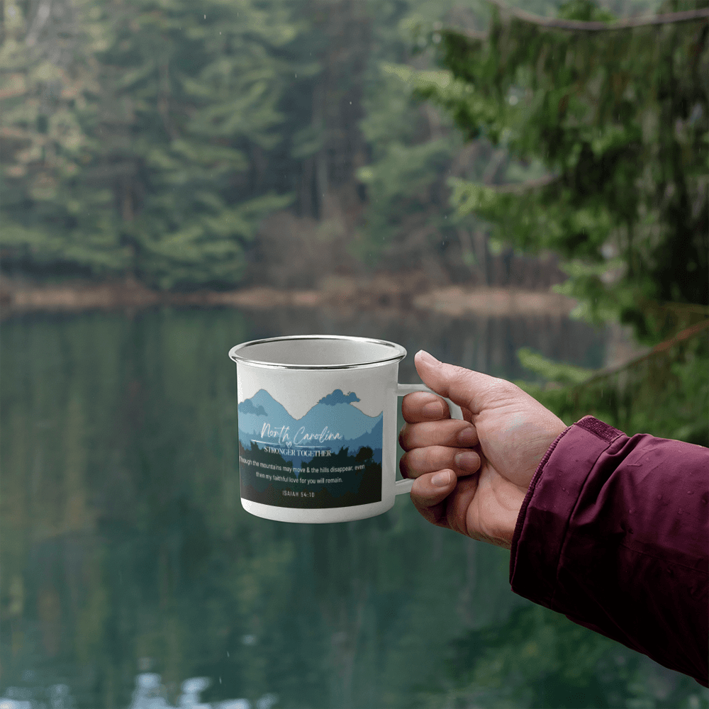 Stronger Together - Camping Mug - Support NC (100% Donation)