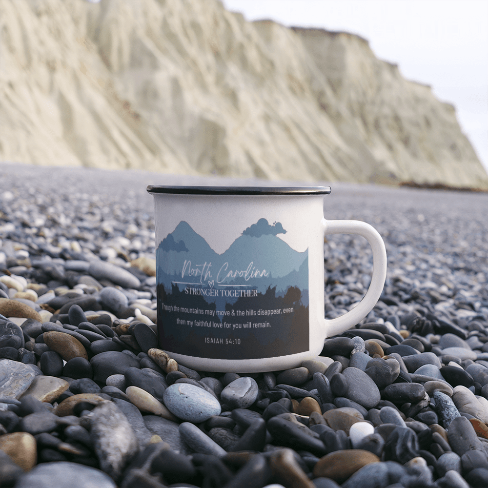 Stronger Together - Camping Mug - Support NC (100% Donation)